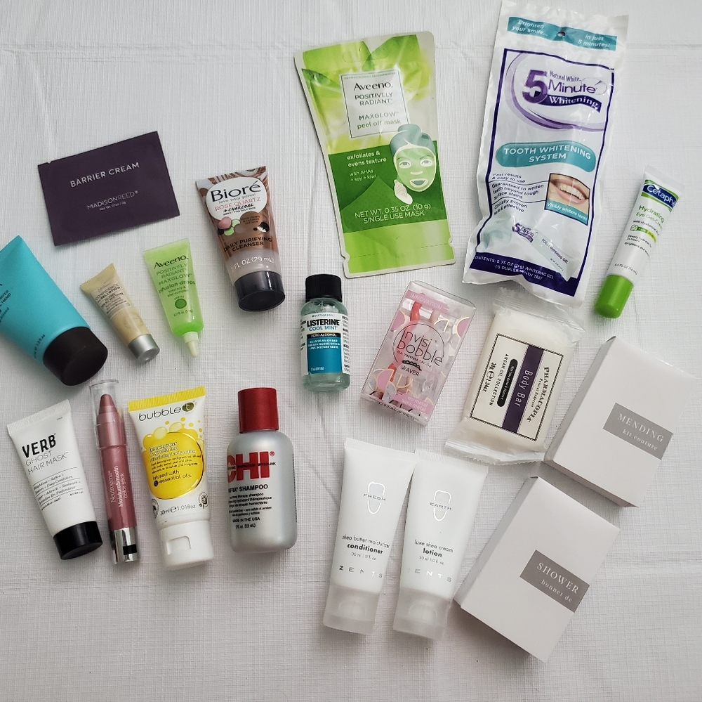 Travel Minis face, lip, hair NEW 18piece - Picture 1 of 8